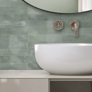 Azulejo Metro Baño Symphony Mint 5X25